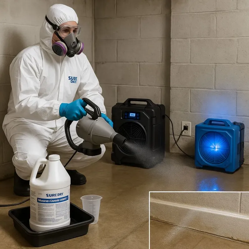Sanitization and Odor Removal process in Gleed, WA